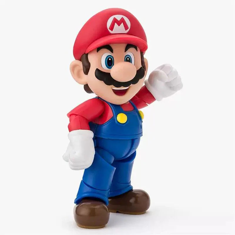 In Stock Bandai Super Mario Bros Model Kit Genuine SHF Mario Anime Action Figure Collection Finished Model Boy Toy Birthday Gift