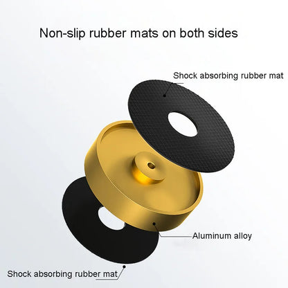 4pcs HiFi Audio Speaker Amplifier CD Player Aluminum Alloy Shock Absorber Foot Pad Damping Feet Chassis Stand Isolation Spike