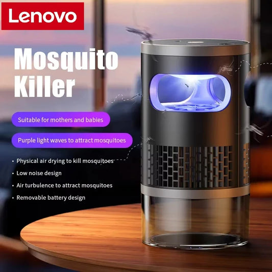 Lenovo Mosquito Light Wireless Electric Silent Type-C Rechargeable Inhalable Trapping Mosquito Killers Outdoor Camping Household