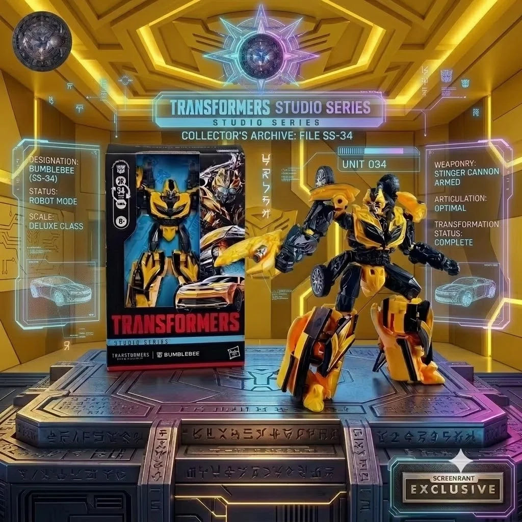 【In Stock】 Hasbro Transformation Studio Series Deluxe Class AOE High Octane Yellow Bee Action Figure Toy Birthday Gift