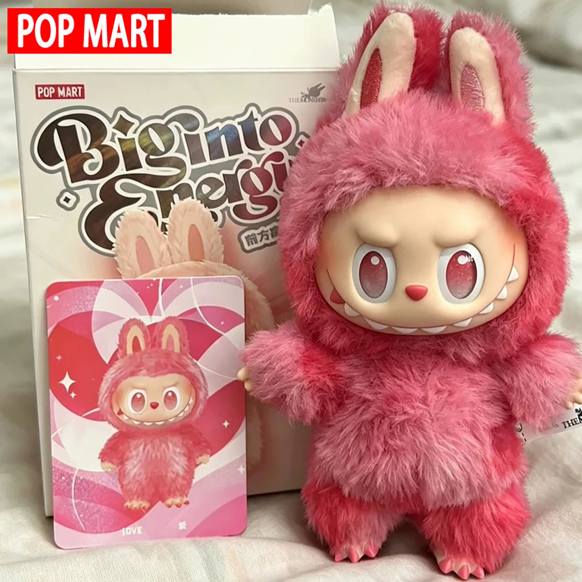 Labubu Doll - THE MONSTERS Mystery Box, 100% Genuine - Macaron Color, It's the Perfect Gift for Family Friends and Lovers.