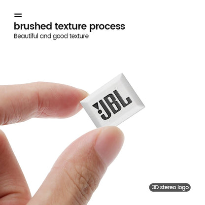 10Pcs 3D Aluminum JBL Car Audio Badge Sticker Car Hi-Fi Speaker Audio Emblem Stickers Auto Logo Decal Accessories for BMW KIA
