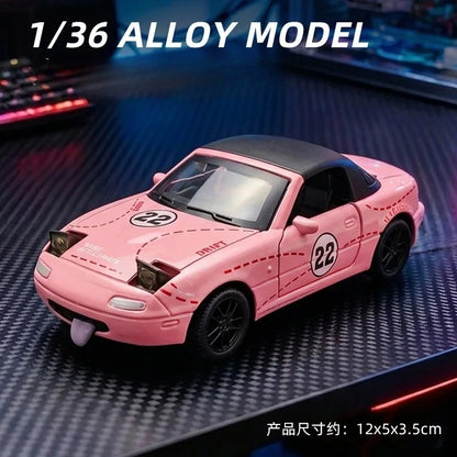 1:36 R34 MX5 RX7 AE86 Diecast Model Car Alloy Simulation Car Model for Display & Collection