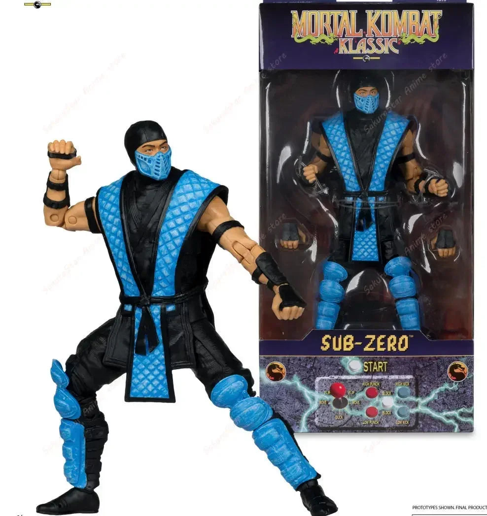 【In Stock】Mortal Kombat Spawn Sub Zero Scorpion Kitana Liu Kang 7 Inch 17cm Articulated Action Figure Collectible Game Model Toy