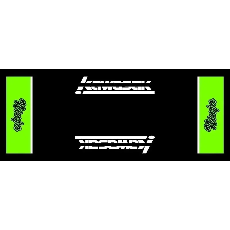 Crystal Velvet Motorcycle Display Carpet Racing Electric Vehicle Mat Garage Anti-slip Floor Decoration Customized Parking Rug