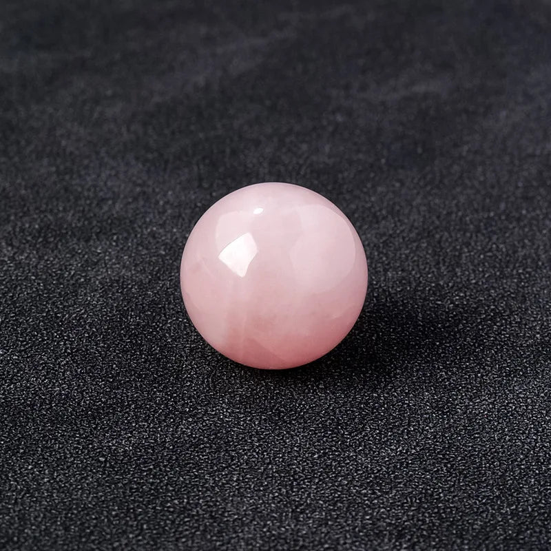 16mm Natural Crystal Ball No Hole Beads, Polished Agate Gemstone Sphere Bulk for DIY Jewelry Crafts Home Decor Gifts