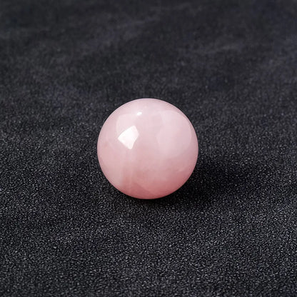 16mm Natural Crystal Ball No Hole Beads, Polished Agate Gemstone Sphere Bulk for DIY Jewelry Crafts Home Decor Gifts