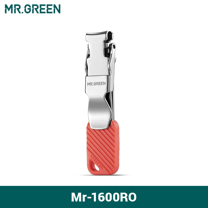 MR.GREEN Compact Nail Clippers Foldable Nail Cutters Manicure Tools Portable Fingernail Clipper With Key Chain Nail Scissors
