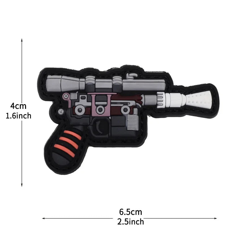 New 3D PVC Armband M416 Q Edition Armband Backpack Morale Collection Tactical Fast Tank Military Hook&Loop Patches for Clothing