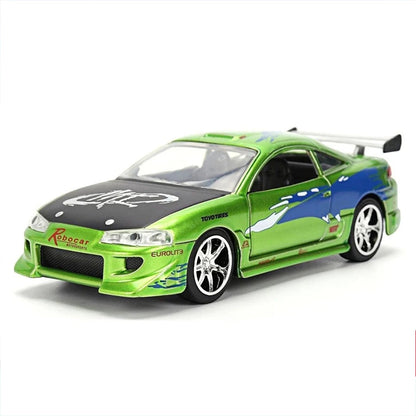 In Stock JADA 1:32 Fast & Furious 1995 Mitsubishi Eclipse Alloy Die-cast Car Model 25th Anniversary Original Box Gift Collecting