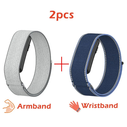 Adjustable Upper Arm Bicep & Wrist Strap for Garmin CIRQA Premium Custom Nylon Loop Soft Replacement Smart Sport Band Accessory