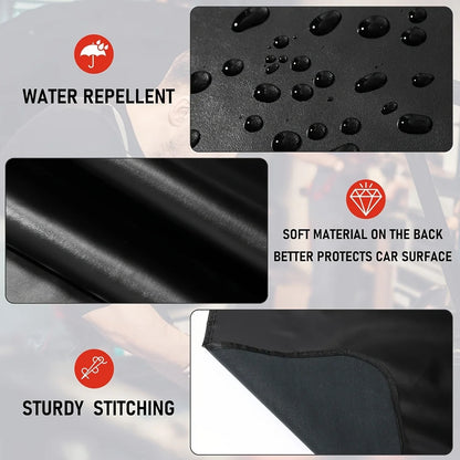 Automotive Mechanic Magnetic Fender Cover Mat Pad Protective Mat for Repair Automotive Work,Microfiber Leather Car Fender Protec