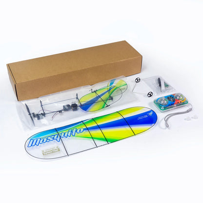 DW Hobby 360mm Mosquito Mini PET Film RC Aircraft Remote Control Plane Kit with Receiver 3ch Small RC Plane E43