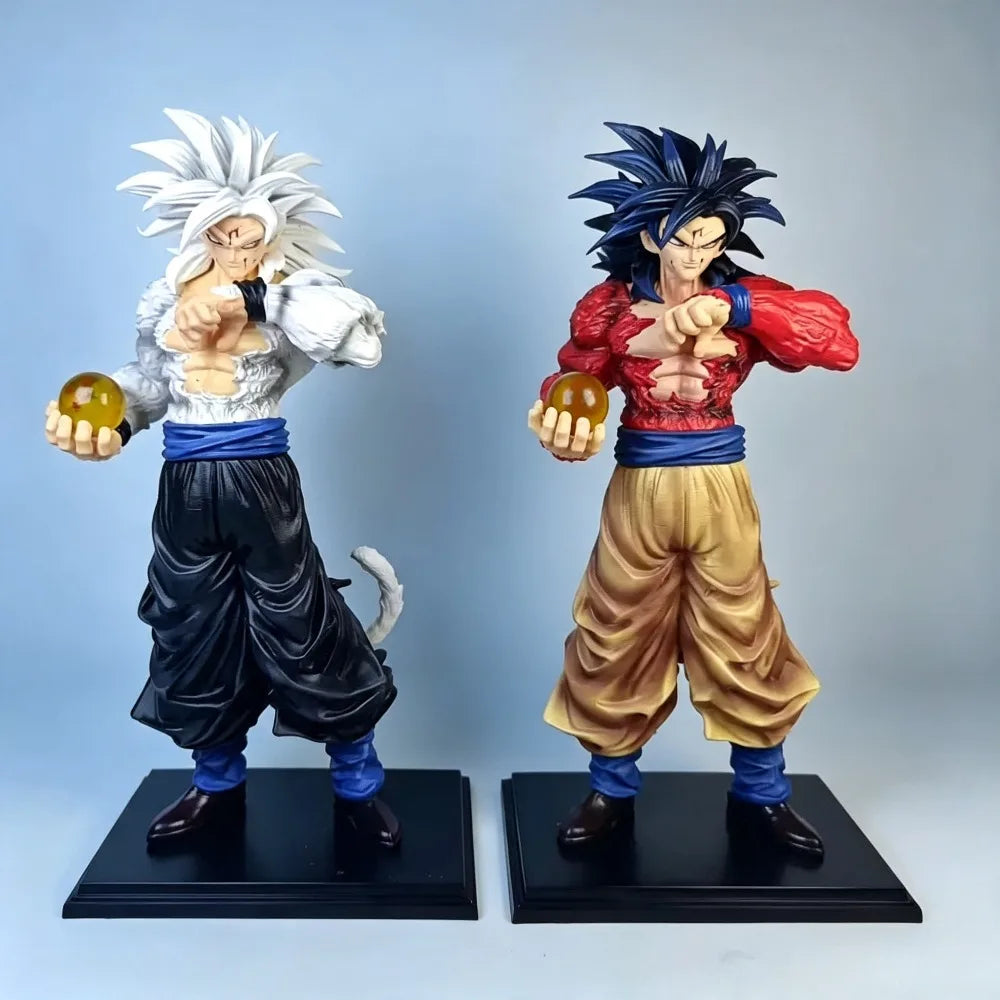 24cm Anime Figure Super Saiyan 4 Goku Dragon Ball Z Action Figures Pvc Statue Desktop Collection Model Toys Gifts