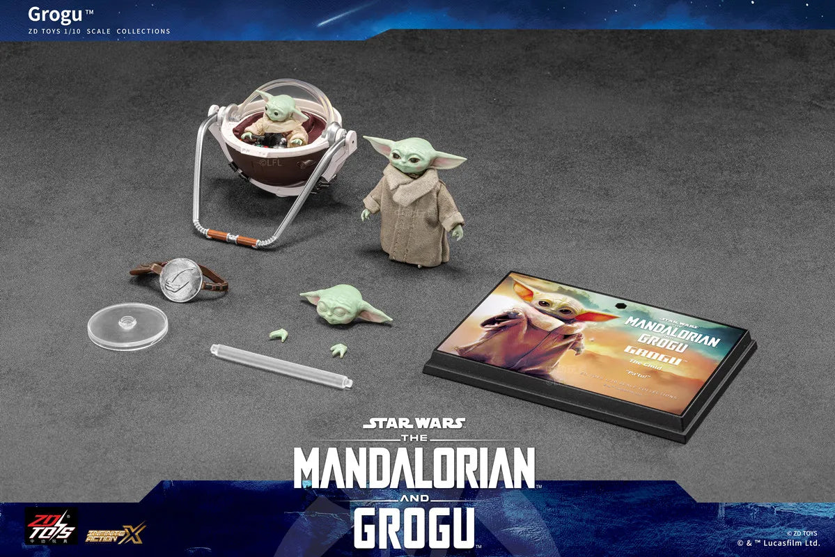 Movie Star Wars: The Mandalorian & Grogu Figure 1:10 Darth Vader Luke Skywalker Stormtrooper Grogu Mandalorians Action Figures
