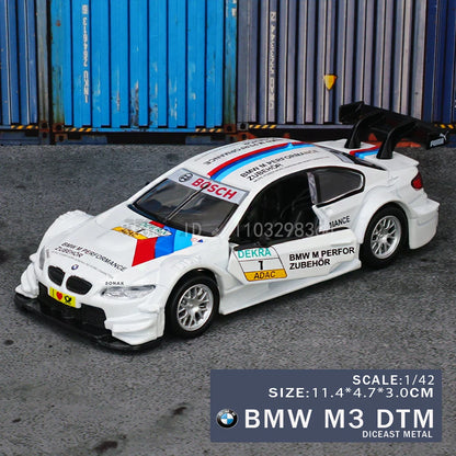MSZ 1:43 BMW M4 e-tron GT Aventador hanging model classic car static car model alloy die-casting car model collection gift toy