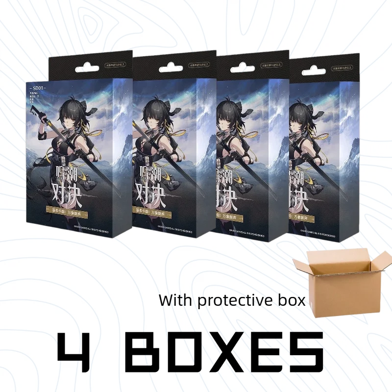 In Stock Wuthering Waves Duel TCG Vol.1 Booster Box, Collectible Trading Card Box Anime Game Periphery Collection Gift