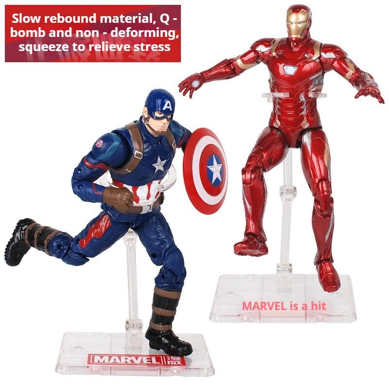 Zhongdong Marvel Avengers Super Heroes Action Figure Collectible Model Statue Desktop Decoration For Adult Marvel Fans