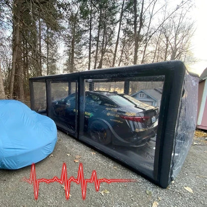 Spray Booth for Car Cover Storage Bag for Car Airtight Inflatable Car Garage Cover Tent Inflatable Paint Booth Inflatable