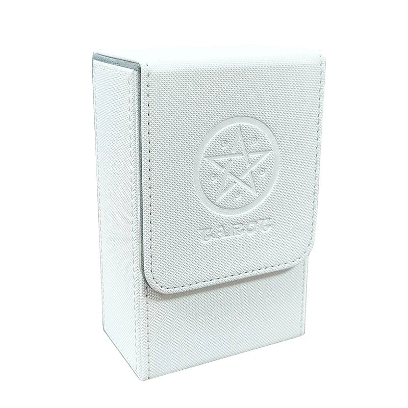 Minimalist Portable Pu Material Card Storage Box Water Proof Dust Proof For Board Game Cards And Collectible Sets