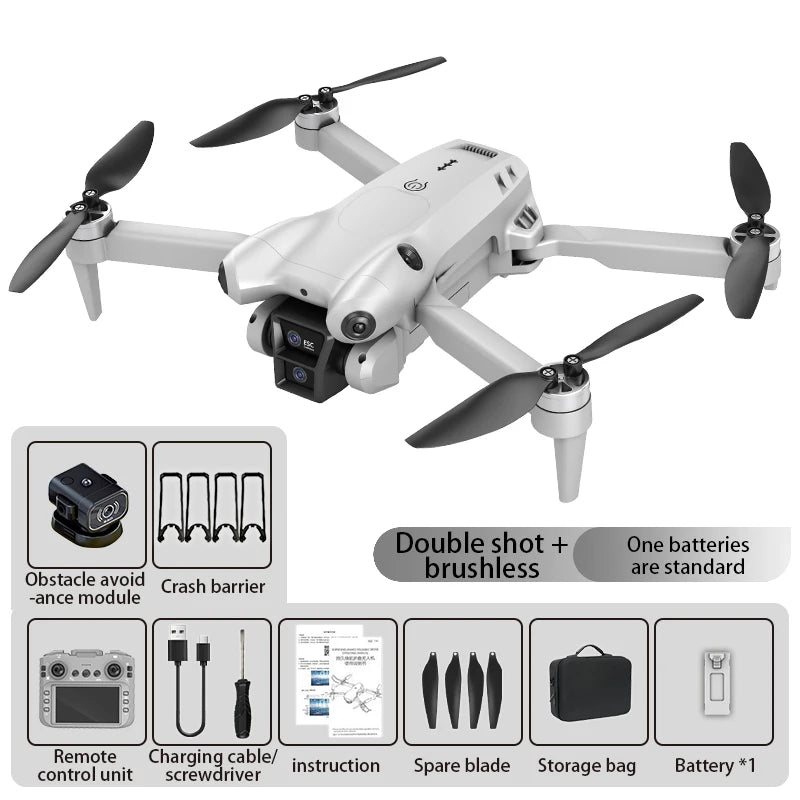 S101 MAX Drone Professinal 8K HD Dual Camera 120° Wide angle ESC 5G WiFi UAV With screen Brushless Obstacle Avoidance Quadcopter