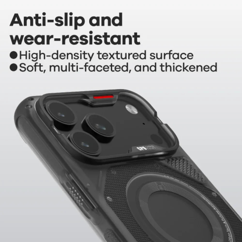 Aulumu A17 Rugged for iPhone 17 Pro Max Case | MagSafe Compatible Touch-Sensitive Buttons Integrated Drop Protection Military