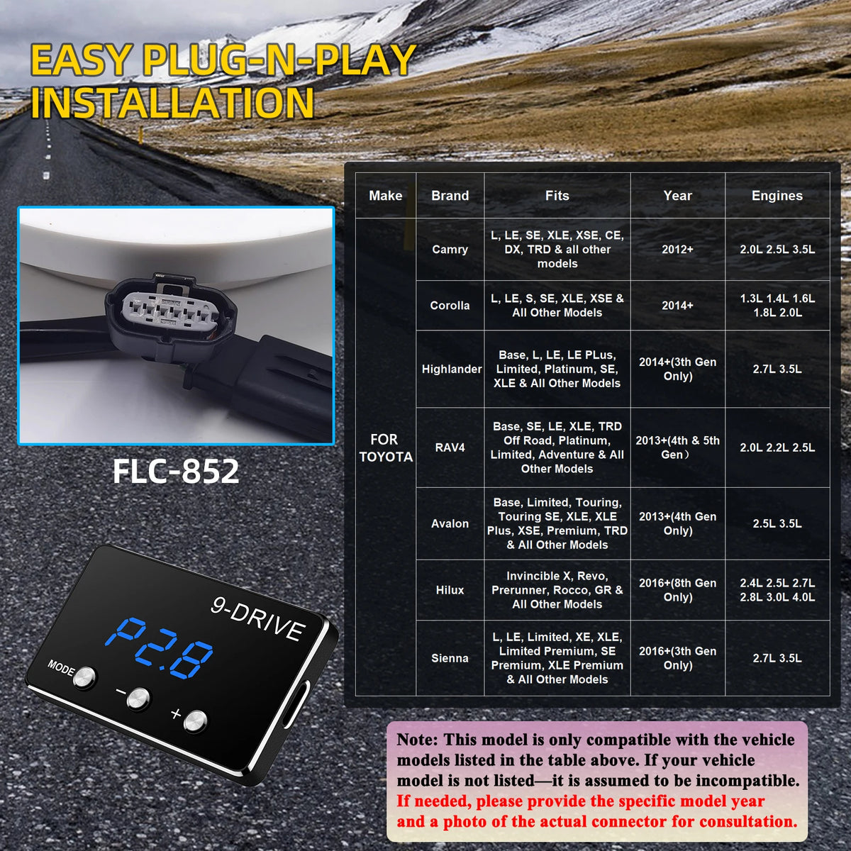 Car Electronic Throttle Controller Accelerator Tuning For Car 9 Drives 5 Modes Racing Accelerator Potent Booster For All Cars