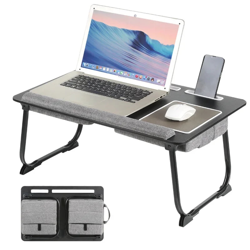 Portable Laptop Folding Table Computer Desk Lazy Person Pad Knee Table Bed Table