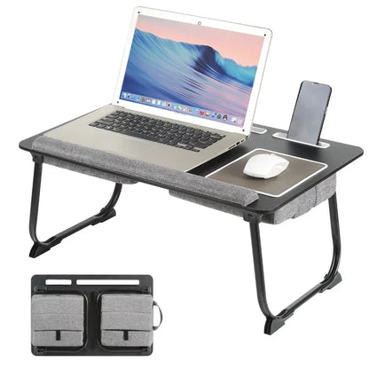 Portable Laptop Folding Table Computer Desk Lazy Person Pad Knee Table Bed Table