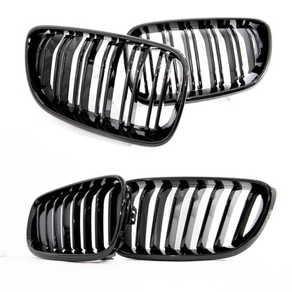 Chrome Silver Frame Grill M Color Double Slat Kidney Grille For BMW 2 Series F22 F23 M2 F87 218i  220i 228i 230i M235i M240i