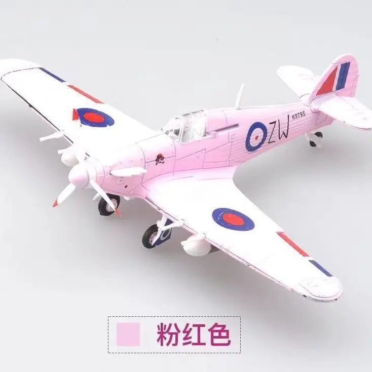 1/48 WWII Fighter Model 4D Assemble Aircraft Plastic DIY Accessories Toy Small Airplane Toy Diy Craft Kits for Adults