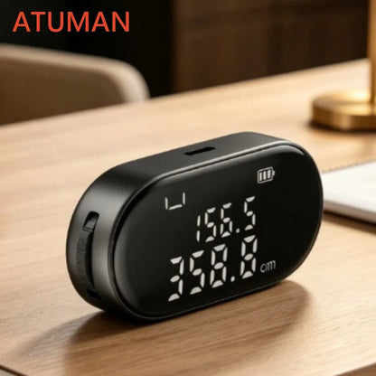 DUKA ATuMan Q2 Mini Electronic Ruler Digital Wheel Tape Measure High Accuracy Type-C Portable Rechargeable Measuring Hand Tool