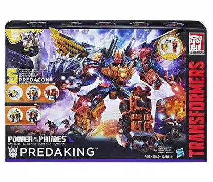Original Hasbro Transformers POWER OF THE PRIMES PREDAKING Action Figure Model Gift Toys