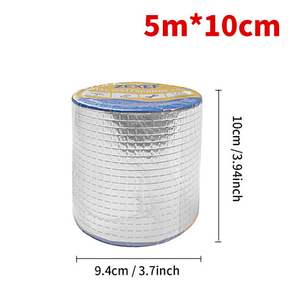 Self-adhesive Butyl Sealing Tapes Waterproof High Temperature Resistance Aluminum Thicken Butyl Tape for Home Car Accessories