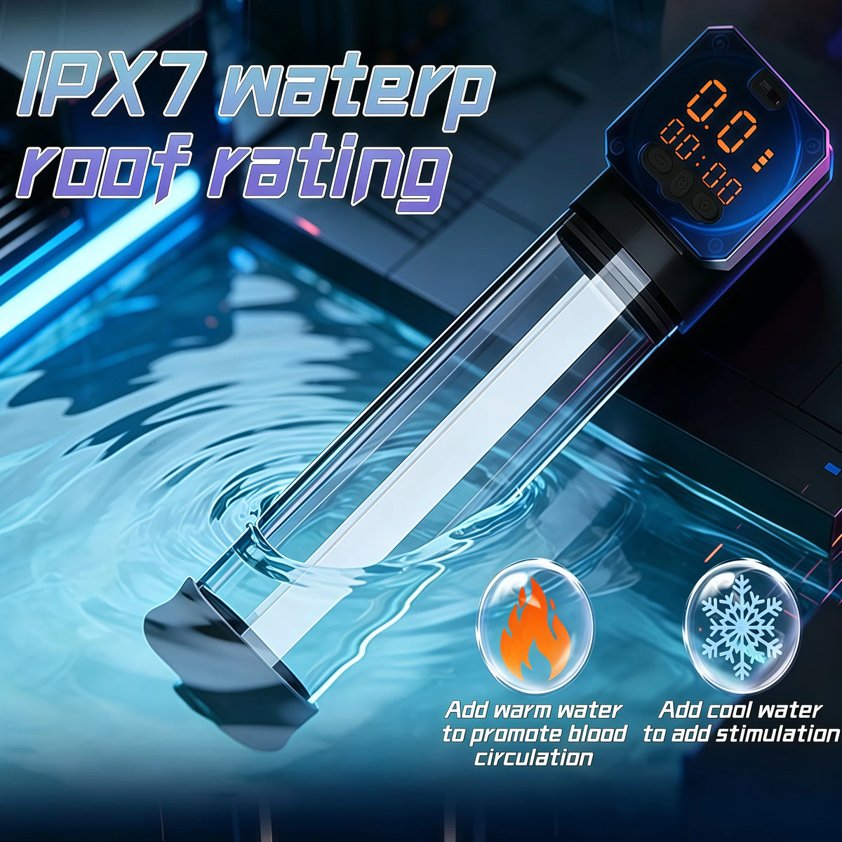 Electric Penis Pump for Man Automatic Vacuum Sucking Vibrator Enlarge IPX7 Waterproof 5 Suction 6 Training Modes Adult Sex Toys