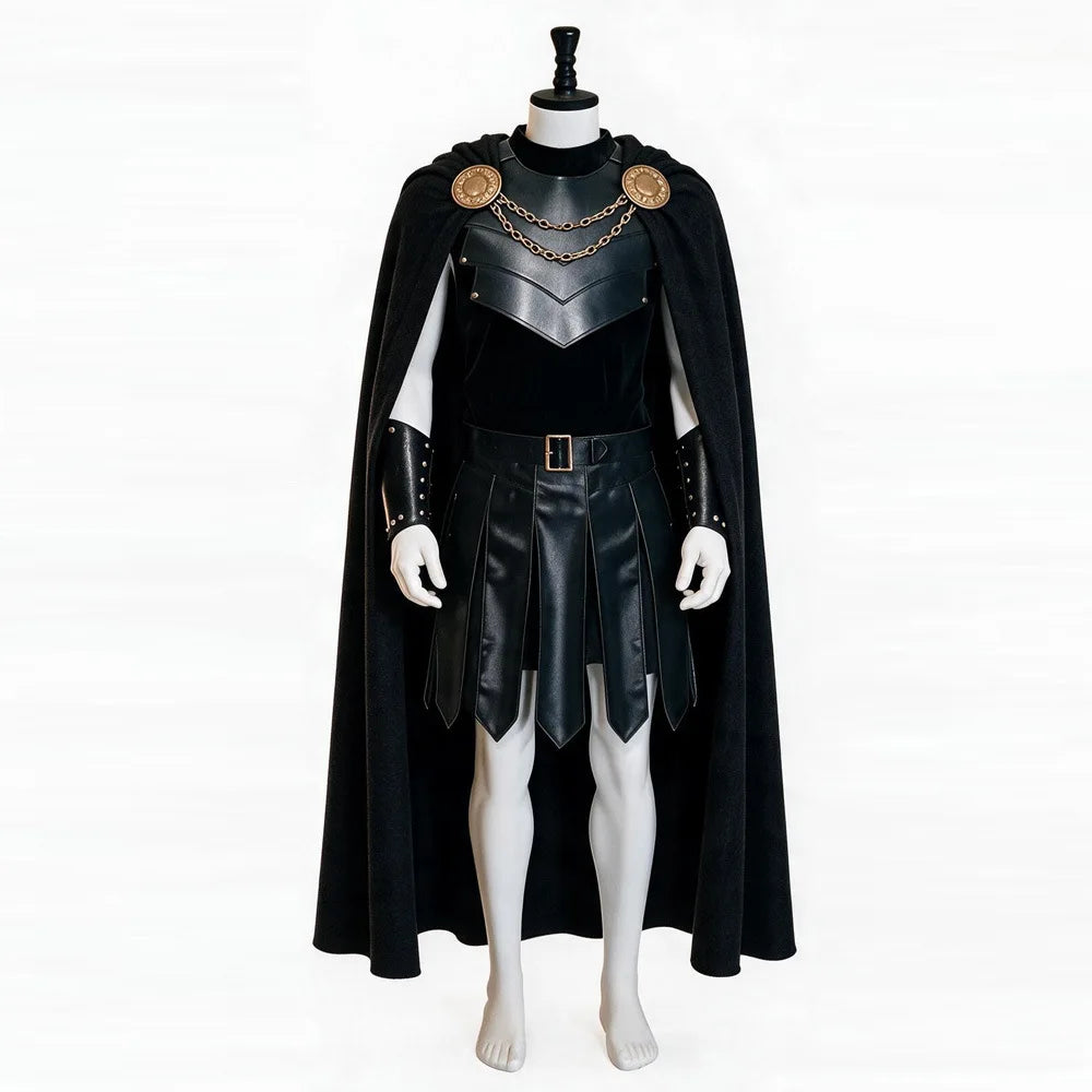 Halloween Carnival Suit Agamemnon Disguise The Odyssey Cosplay Costume Adult Men Uniform Cloak Set Roleplay Fantasia Outfits
