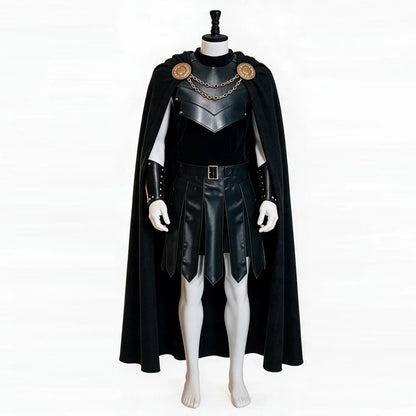Halloween Carnival Suit Agamemnon Disguise The Odyssey Cosplay Costume Adult Men Uniform Cloak Set Roleplay Fantasia Outfits