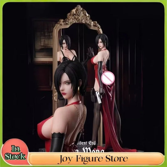 New Ada Wong Resident Evil Figure Sexy Red Black Outfit 2 Styles 45cm Movable PVC Collectible Model Statue Toys Gifts For Fans