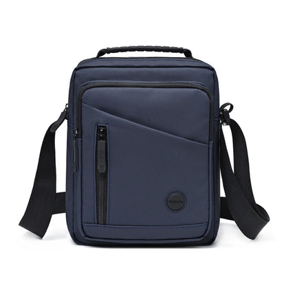 Messenger Bag for Men Oxford Cloth Compact Multi Layer Pocket Business Casual Travel Everyday Crossbody Shoulder Bag