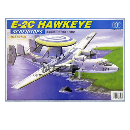 1/72 Airplane Model United States E-2C Hawkeye Airborne Early Warning Aircraft Assembly Model DIY Military Toys