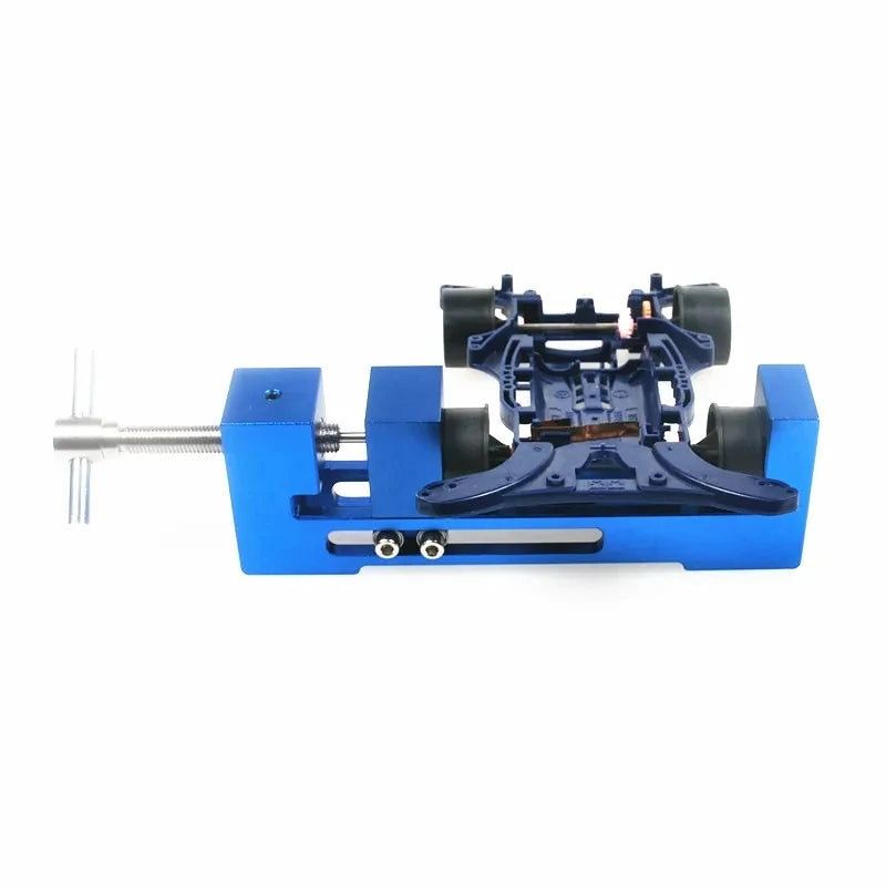 Aluminum Alloy 4WD Tire Installer Large/Small Bearing Top Rail Tyre Wheel Mounting Device Tool for RC Tamiya Mini 4WD RacingCar