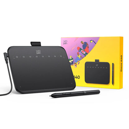 XPPen 6x4 inch Graphics Pen Tablet 16384 Pressure Level 60°  Tilt Support 8 shortcut keys for PC Android Game osu