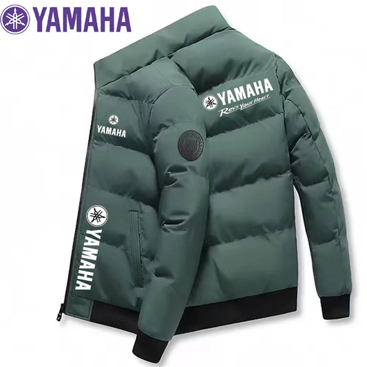 Yamaha Warm Cotton Jacket Casual Winter Sports Jacket Men's High-Quality Outdoor Thick Jacket Windproof and Cold Resistant