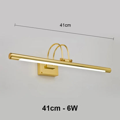 Mirror Wall Lamps Bathroom Modern Wall Lights 43CM 55CM 9W 12W Toilet Wall Mounted Lighting Fixtures Sconces Indoor Bedroom