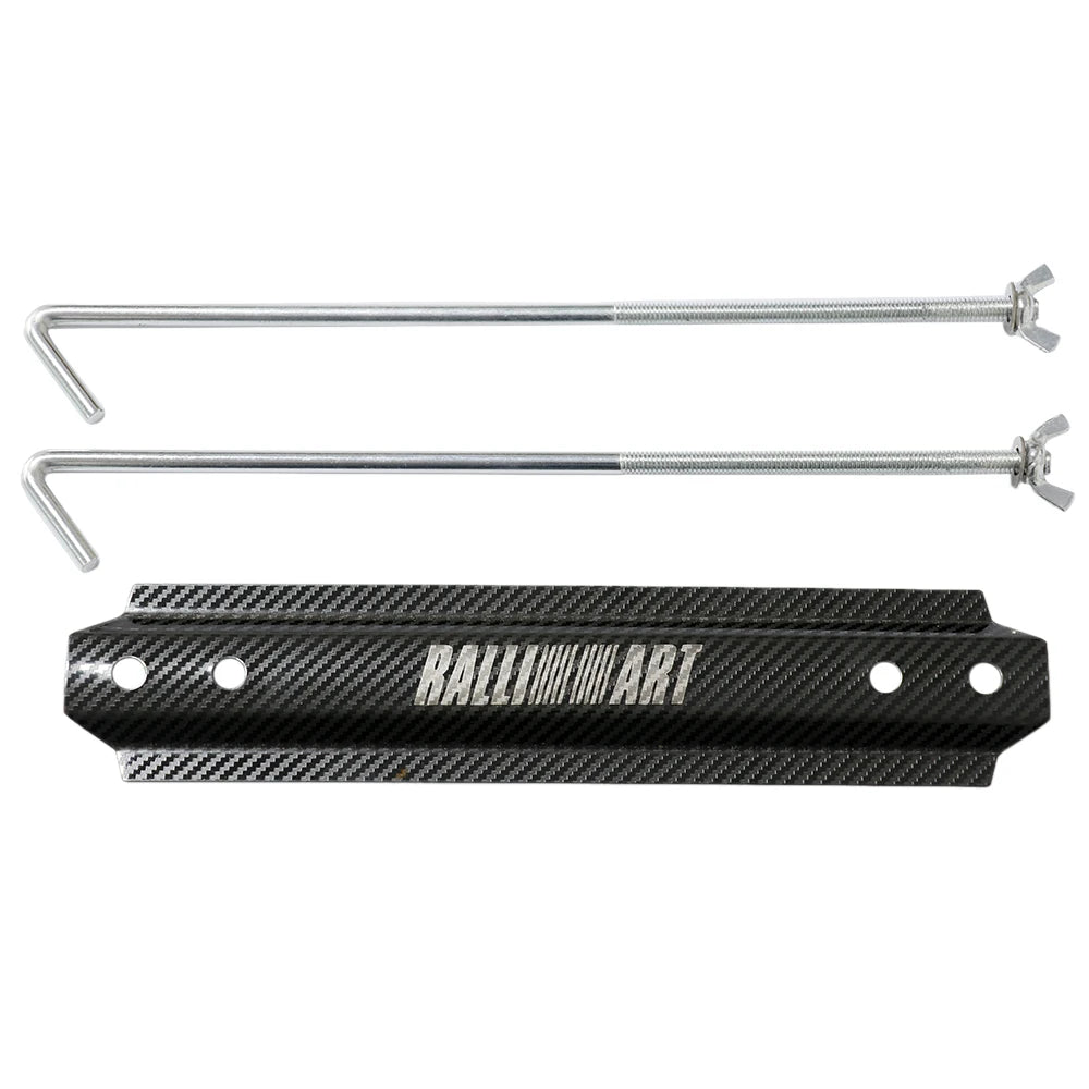 jdm style Ralli art High Quality Carbon Fiber Look Battery Tie Down Bar for Universal car