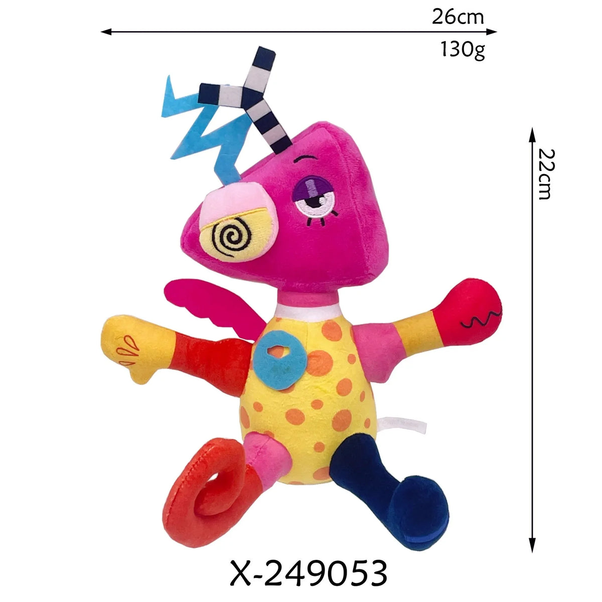 New Styles The Amazing Digital Circus Pomni Jax Plush Toy Anime Cute Theater Rabbit Doll Cartoon Clown Christmas Kids Gifts