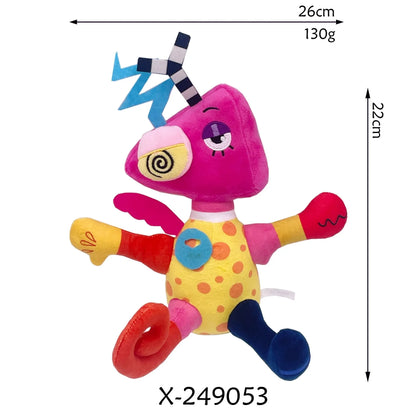 New Styles The Amazing Digital Circus Pomni Jax Plush Toy Anime Cute Theater Rabbit Doll Cartoon Clown Christmas Kids Gifts
