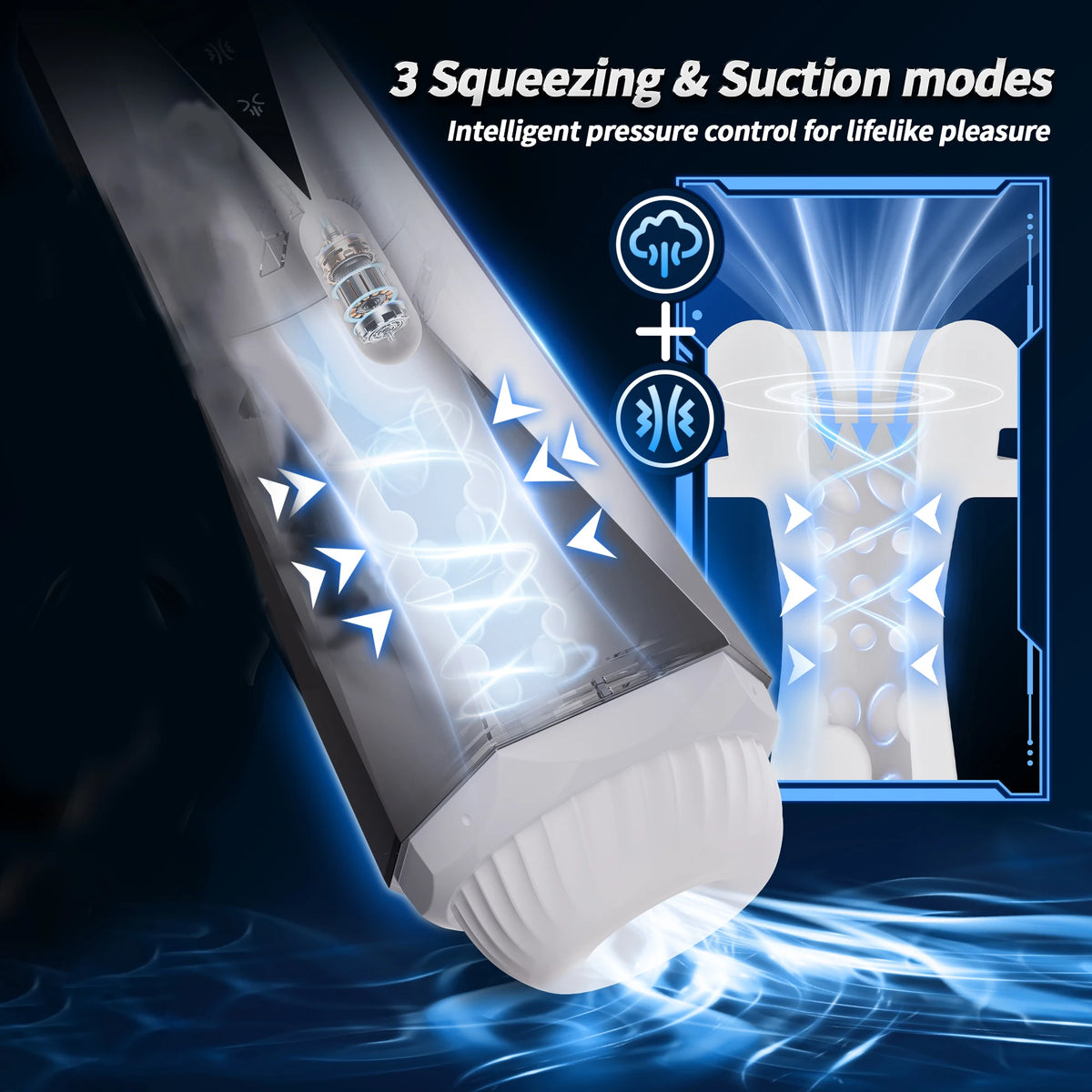 2026 Male Automatic Sucking Vibrating Masturbator Cup 3 Clamping Modes Pocket Pussy Stroker Blowjob Penis Pump Sex Toys For Men