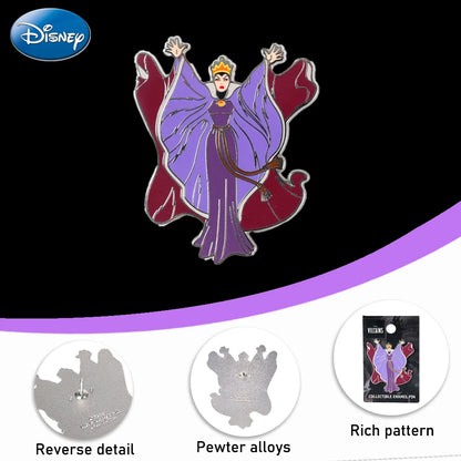1PC Maleficent Collectible Enamel Pin Disney Officially Licensed Sleeping Beauty Villains Sorceress Maleficent Cartoon Brooches