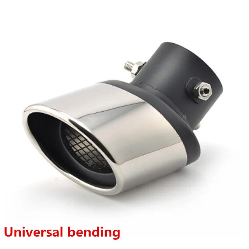 Stainless Steel Car Exhaust Muffler Tip Pipes Covers For Peugeot RCZ 206 207 208 301 307 308 406 407 408 508 2008 3008-6008